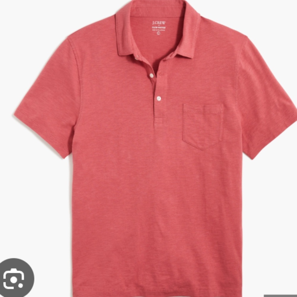 J Crew Coral Polo - Gently used - Size M